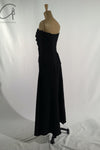 Marc le bihan half jacketless shoulder strap dress 2145 black